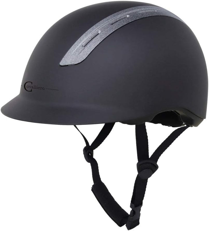 Kerbl Cavallerio Reithelm Proviso, Reiterhelm Hartschale Glittereffekt, Gr 52-61 L/XL (57-61cm), L/X