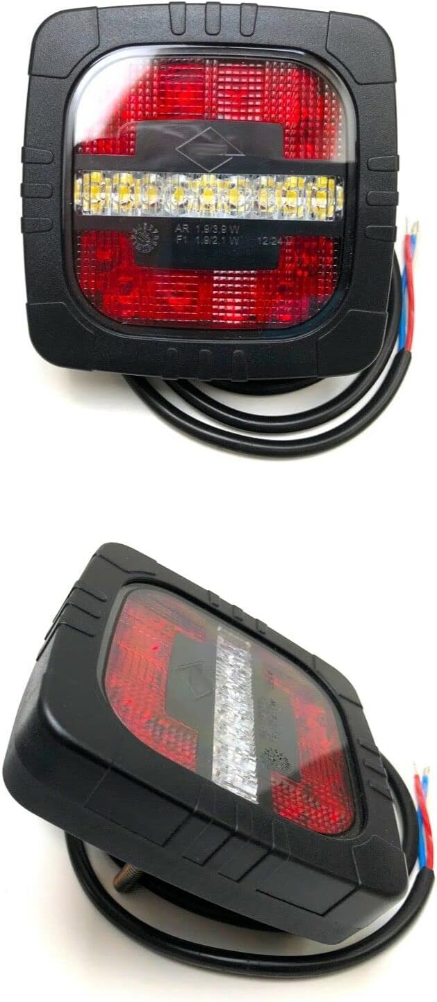 MelTruck® 2x LED Rückfahrscheinwerfer Nebelleuchte für Anhänger Traktor Schlepper Bagger NEU