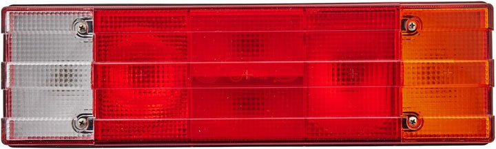 HELLA - Heckleuchte - Glühlampe - 24V - Anbau/geschraubt - Lichtscheibenfarbe: mehrfarbig - Stecker: