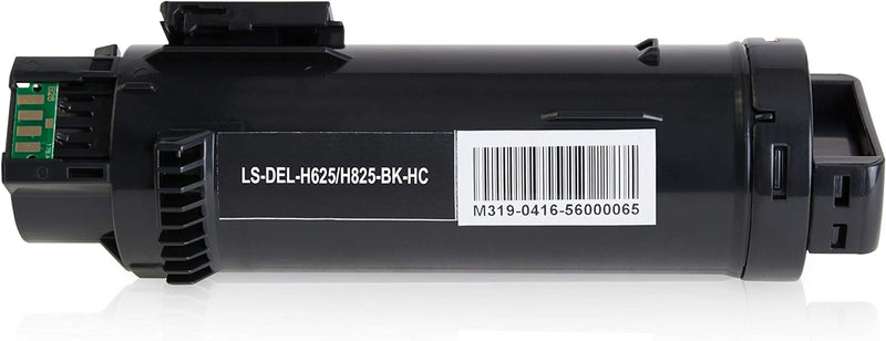 Logic-Seek 4 Toner kompatibel mit Dell H625 H825 CDW H820 Series S2825 CDN - Schwarz 3.000 Seiten, C