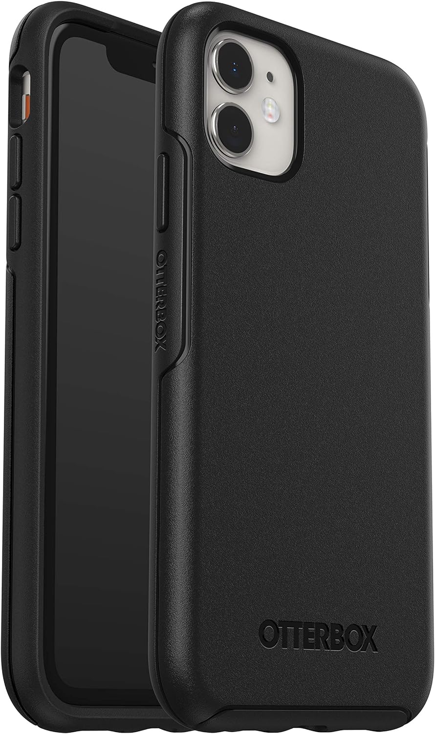 OtterBox Symmetry Elegante und dünne Schutzhülle für iPhone 11 Schwarz - 6.1 Zoll & Clearly Protecte