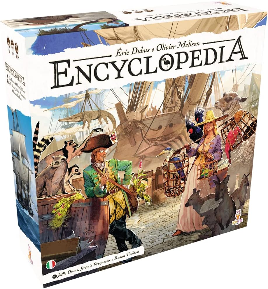 Asmodee 8212 Encyclopedia-Brettspiel, 2-4 Spieler, 14+ Jahre, Ausgabe auf Italienisch