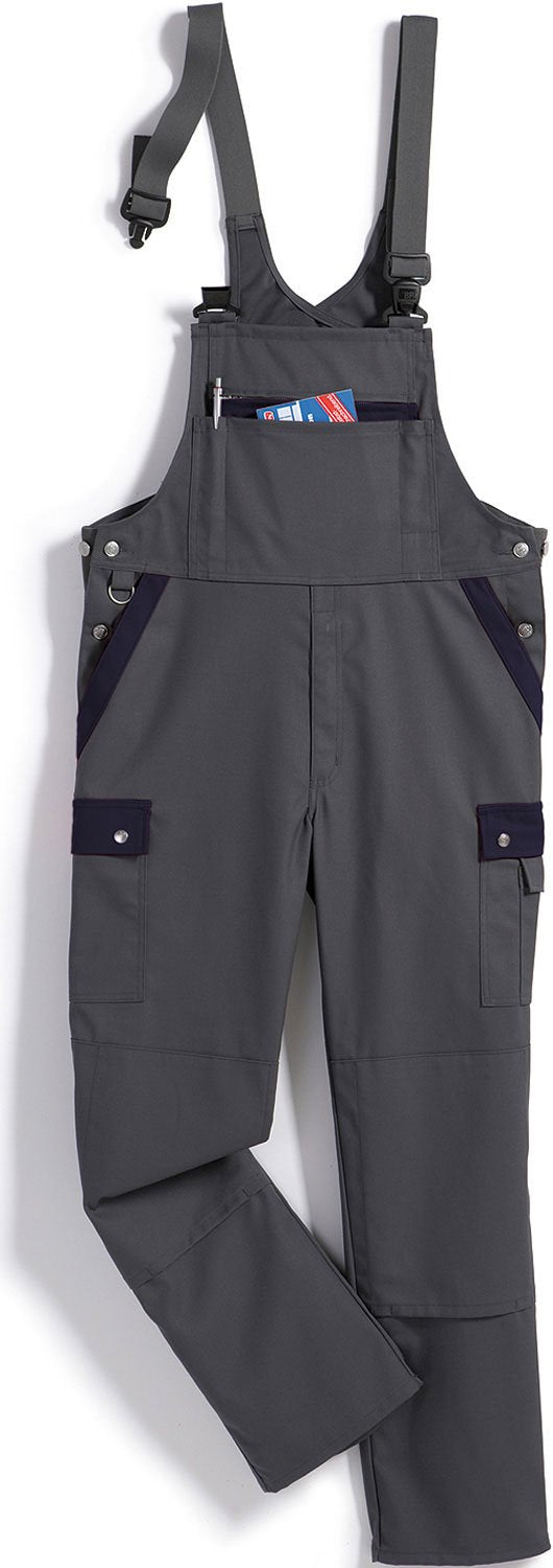 BP Profil 1844-720-153 Latzhose - Stretch Hosenträger - Verstellbarer Bund - Taschen für Knieschoner