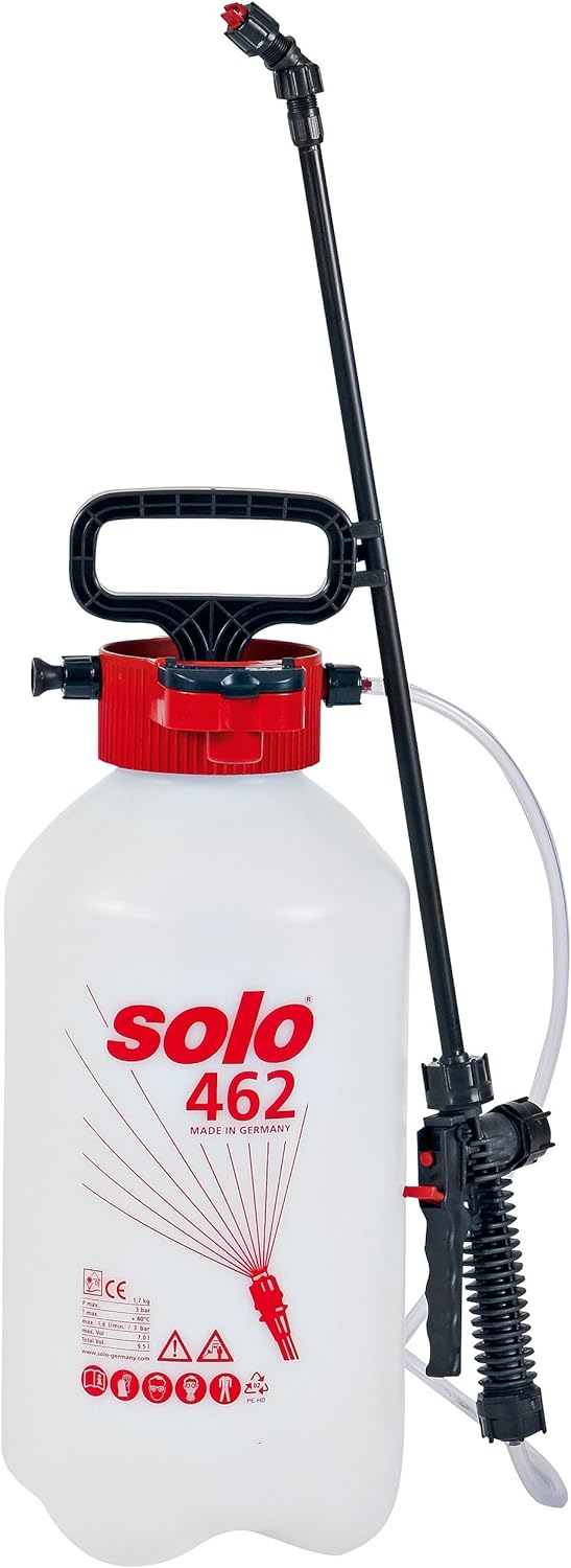 Solo 462 Drucksprüher 7 Liter schultertragbar - Sprühgerät für Garten, Haus und Landschaftspflege, W