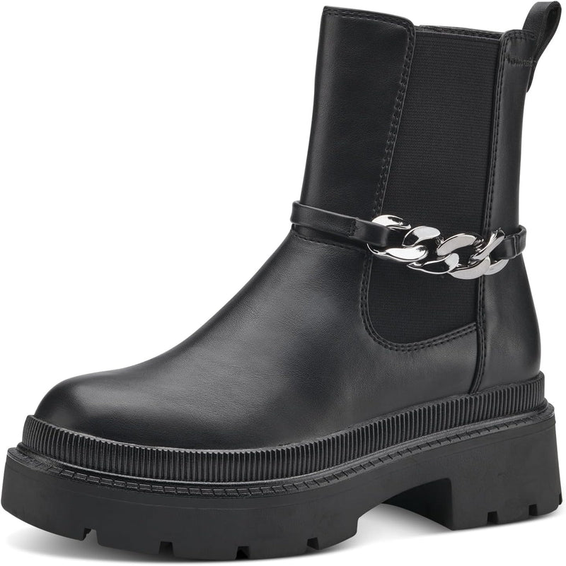 Tamaris Damen Stiefelette 1-25497-41 normal 40 EU Schwarz, 40 EU Schwarz