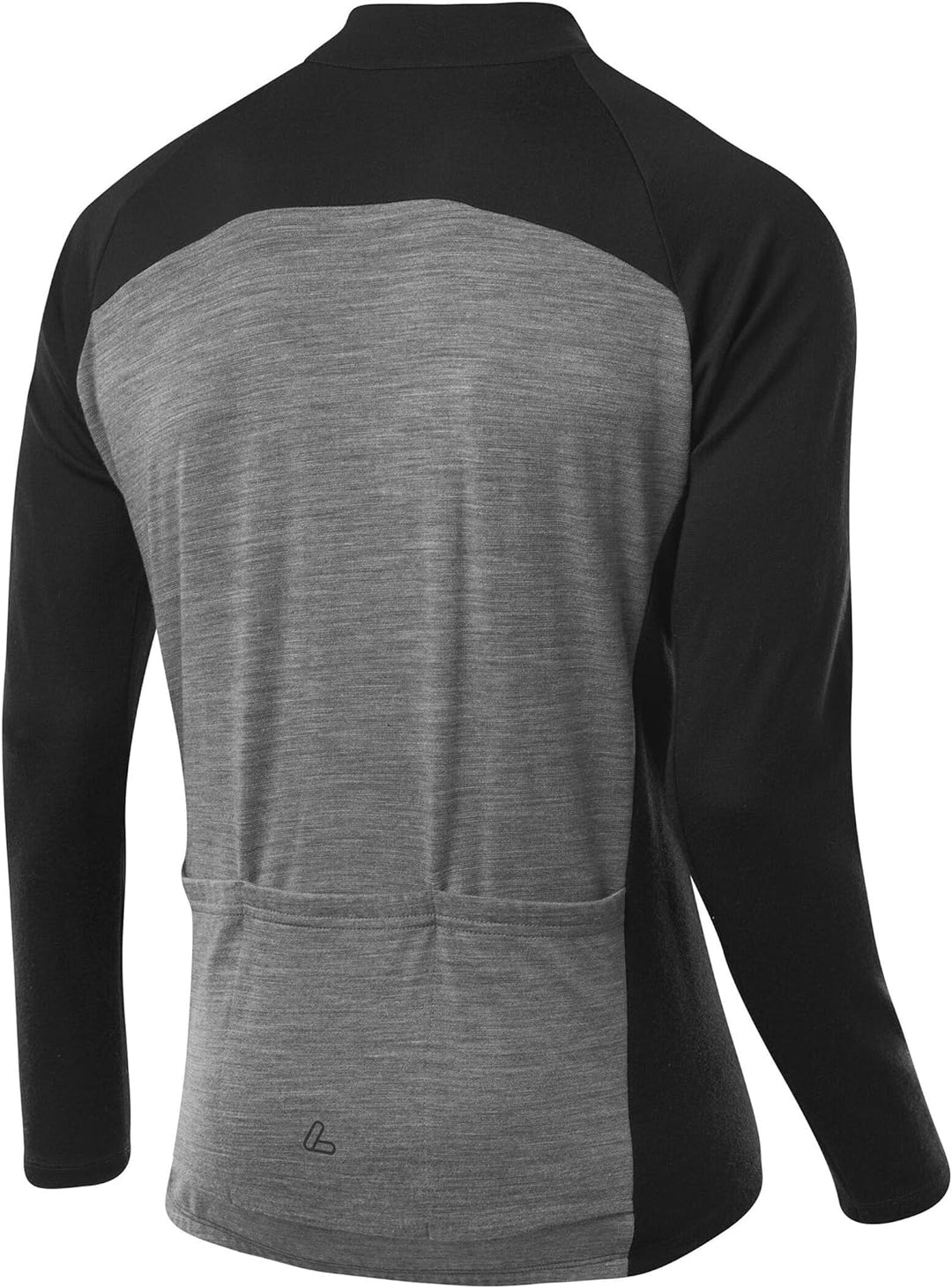 Löffler Pace Wool Langarm Fahrradtrikot Herren blau 2021 Radtrikot langärmlig 52 Grau Melé, 52 Grau
