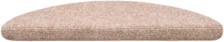 homiuse 15 STK. Selbstklebende Treppenmatten Nadelvlies 56x17x3 cm Braun Treppenstufen Matten Modern