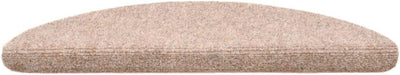 homiuse 15 STK. Selbstklebende Treppenmatten Nadelvlies 56x17x3 cm Braun Treppenstufen Matten Modern