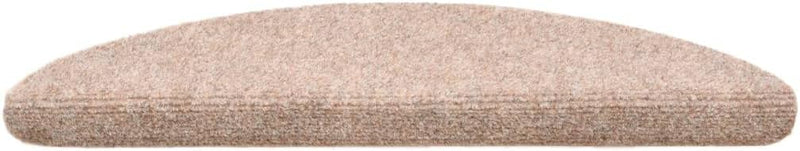 homiuse 15 STK. Selbstklebende Treppenmatten Nadelvlies 56x17x3 cm Braun Treppenstufen Matten Modern
