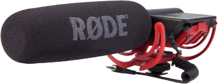 Rode Videomic Rycote Richtmikrofon Kameramikrofon + keepdrum WS-WH Fell-Windschutz + keepdrum Verlän