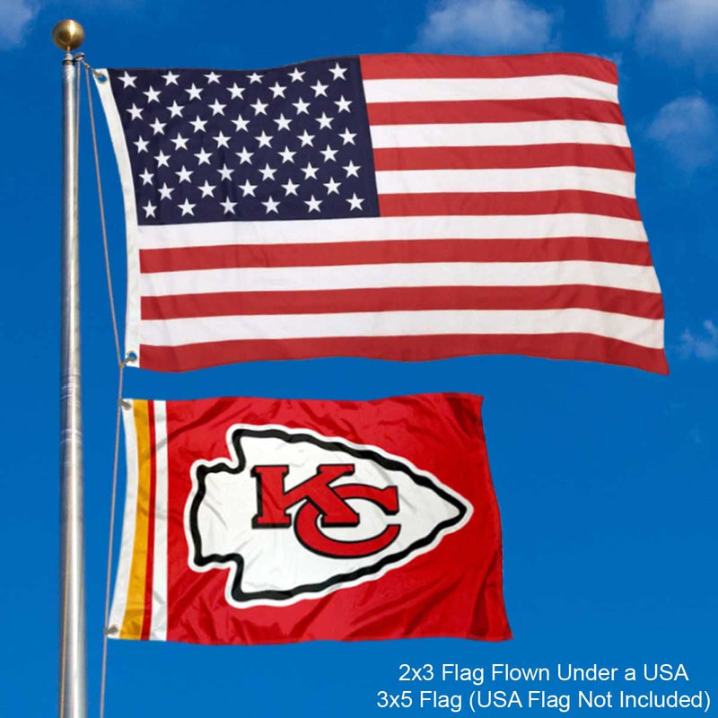 WinCraft KC Chiefs 2x3 Feet Flag