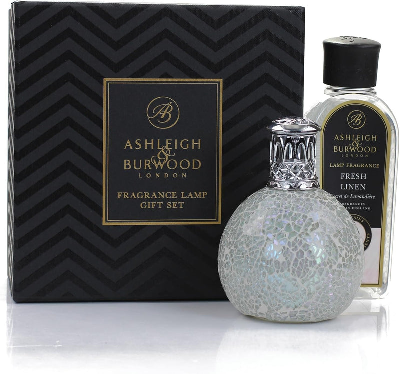 Ashleigh & Burwood Duftlampe "The Pearl" mit Raumduft "Fresh Linen" 250ml