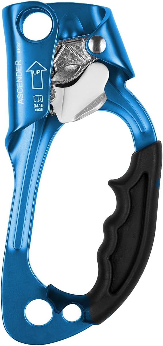 LACD Unisex – Erwachsene Ascender Left Steigklemmen, Grey, 80mm