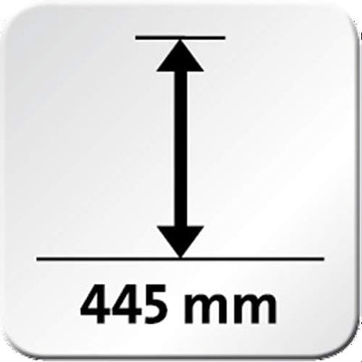 Novus Dahle Monitorhalterung, Silber, 44.5 x 5.1 x 5.1 cm