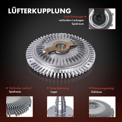 Frankberg Lüfterkupplung Kühlerlüfter Kompatibel mit Korando KJ 3.2L 1999-2006 G-Klasse W463 300 GE