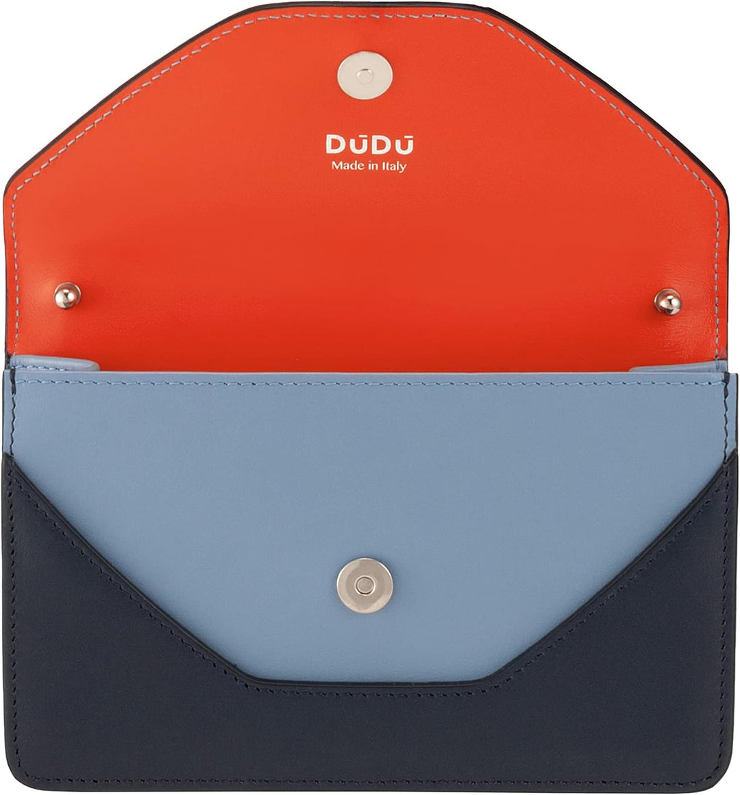 DUDU Kleine Damen-Umhängetasche Made in Italy aus echtem Leder, umwandelbar in Gürteltasche, Mini-Um