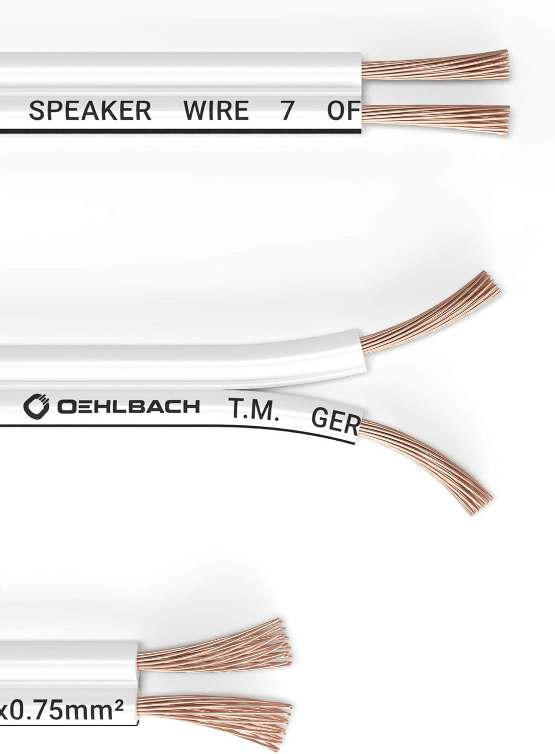 Oehlbach Speaker Wire SP-7 - Stereo HI-FI Lautsprecherkabel - Boxenkabel mit OFC (sauerstofffreies K