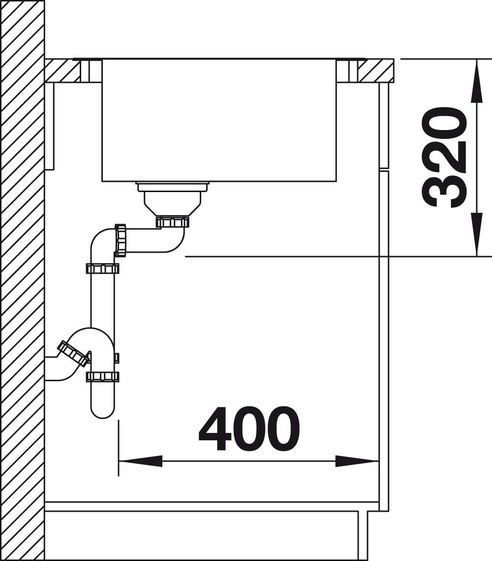 BLANCO ANDANO XL 6 S-IF | Edelstahl | Einbauart: Einbau von Oben & Flächenbündig | Hauptbecken recht