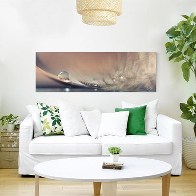 Bilderwelten Leinwandbild - Story of a Waterdrop - Panorama Quer, 60cm x 180cm, 60cm x 180cm