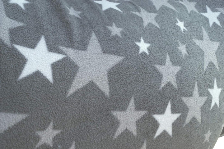 HKM Abschwitzdecke -Stars-, Rückenlänge 125 cm, grau, 125