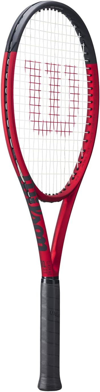 Wilson Tennisschläger Clash 100UL v2.0, Carbonfaser, Grifflastige Balance, 281 g, 68,6 cm Länge Grif