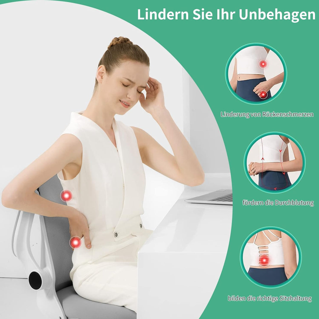 Lendenwirbelstützkissen lendenkissen bürostuhl Rückenstützkissen Stuhl Autositz Rückenstütze Ergonom