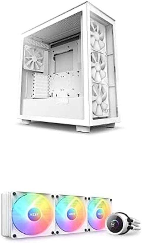 Nzxt Bundle of H7 Elite RGB White Kraken 360 RGB – 360-mm-AIO-CPU-Wasserkühler