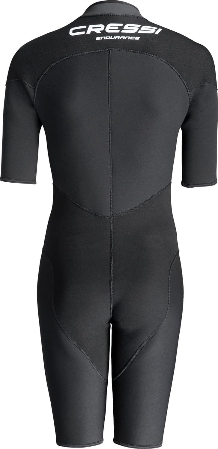 Cressi Endurance Man Shorty Wetsuit 3mm - Neopren Shorty 3mm Für Männer Taucher Und Schnorchler, Sch