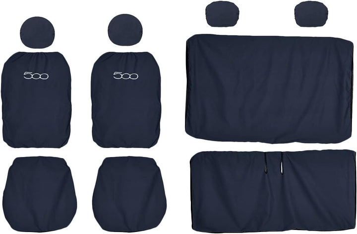 Lupex Shop 500_Hybrid - Autositzbezüge kompatibel 500 Hybrid 2021 | Set Sitzbezüge vorne und hinten