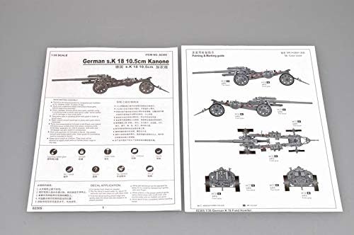 Trumpeter 02305 Modellbausatz German s.10cm K.18 Cannon