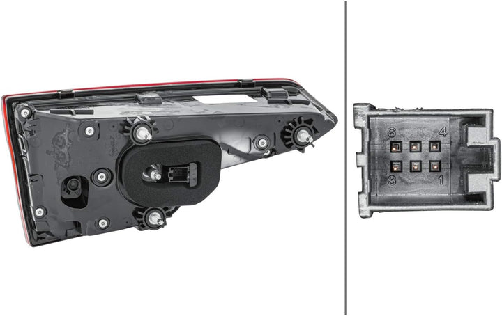 HELLA 2SV 012 247-081 Heckleuchte - LED - innerer Teil - rechts - für u.a. Audi A4 (8W2, 8WC, B9), R