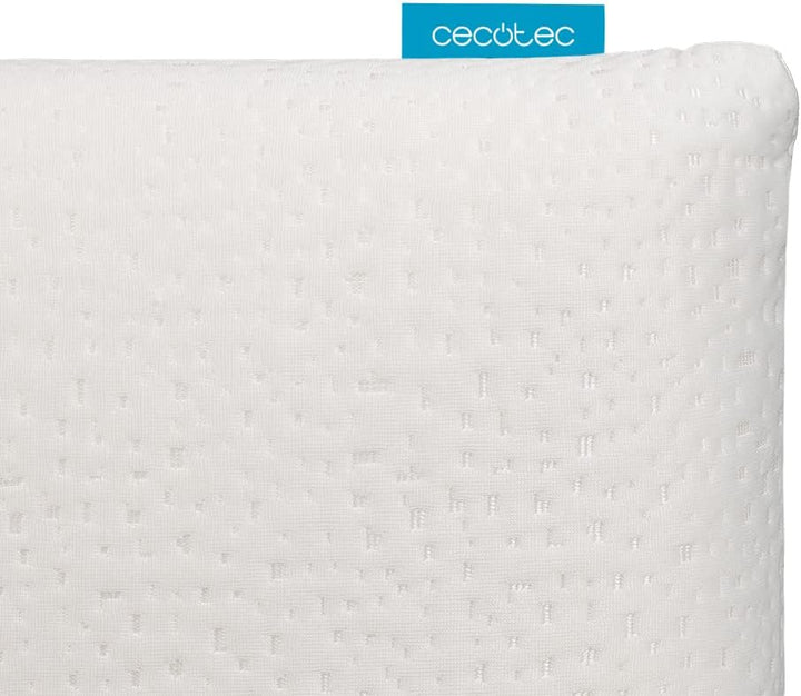 Cecotec Almohada Flow PureAdapt 135 cm. 100% Viscoelástica, Firmeza Medio-Alta, Máxima Adaptabilidad