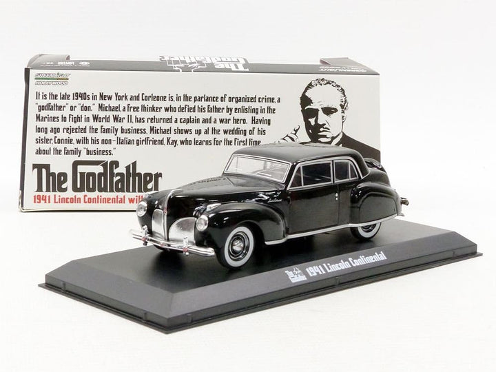 Greenlight 1:43 The Godfather (1972) - 1941 Lincoln Continental - (86507) Druckguss-Fahrzeug, Einhei