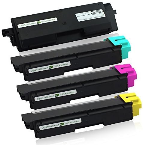 (4er Set Kyocera TK590 (BK+C+M+Y) Toner) • 4X Kompatibel Toner für Kyocera TK-590 FS-C FSC 2026 2126