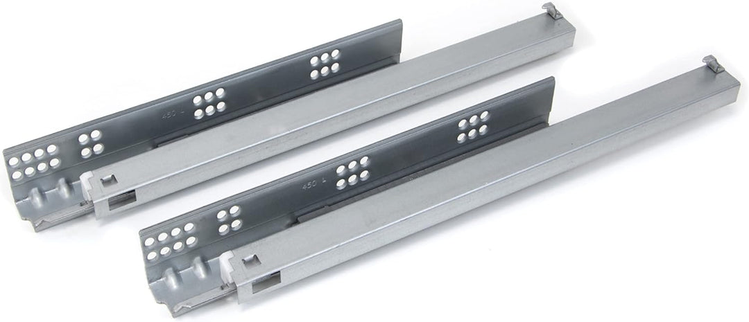 Emuca - Flaschenregal seitlich ausziehbar Supra mit sanftem Schliessen, Modul 150mm, Grau metallic,