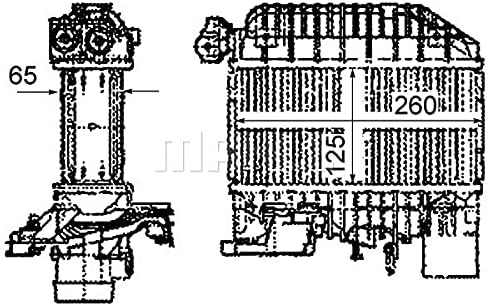 MAHLE CI 303 000P Ladeluftkühler BEHR PREMIUM LINE