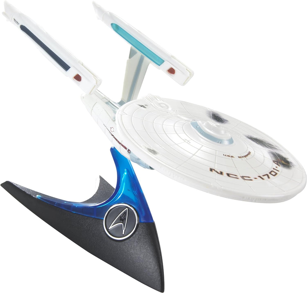 Star Trek Hot Wheels Enterprise NCC 1701-A Battle Demaged