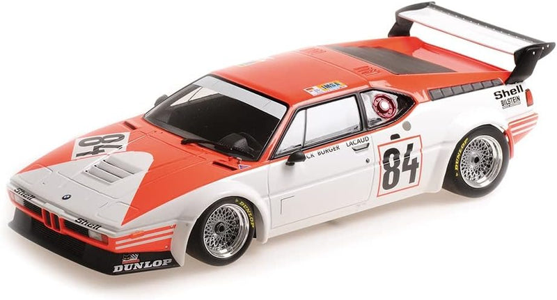 Minichamps 155802984 1:18 BMW M1-Equipe Dominique Lacaud-Stuck/Bürger/Lacaud-24H Le Mans 1980 Sammle