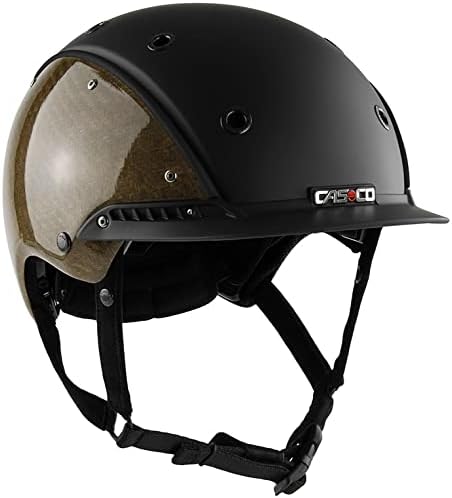 Reithelm Champ-3 FLACHSFASER schwarz oder weiss/grau schwarz (Flachsfaser) M (56-58cm), schwarz (Fla