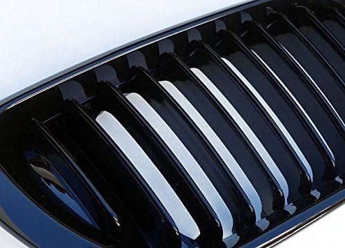 Kühler- Sport- Front- Rippen- Grill Schwarz Glanz Eintragungsfrei Set