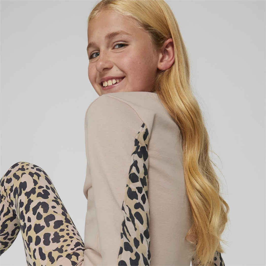 PUMA Kinder Alpha Sweatshirt rosa 152