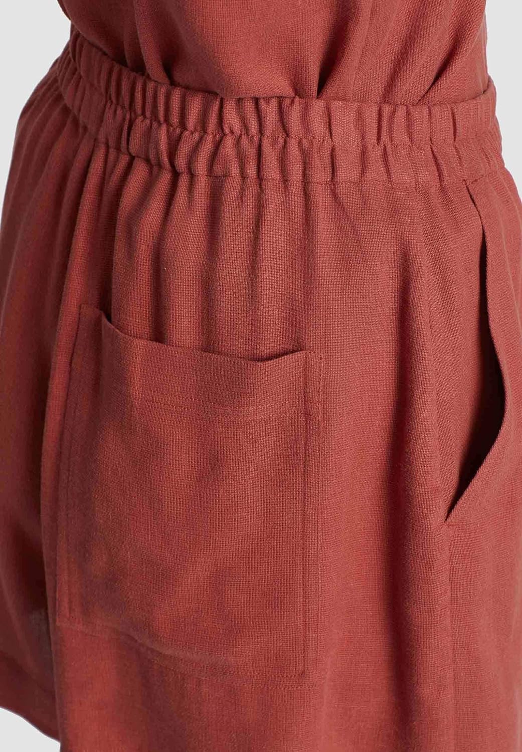 khujo Damen Hose Dorina weich leicht kurz Shorts Hotpants Loose Fit einfarbig