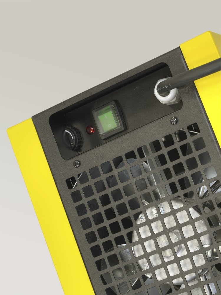 TROTEC TEH 30 T Elektroheizer, Bauheizer mit 3,3 kW mit widerstandsfähiger Schutzlackierung