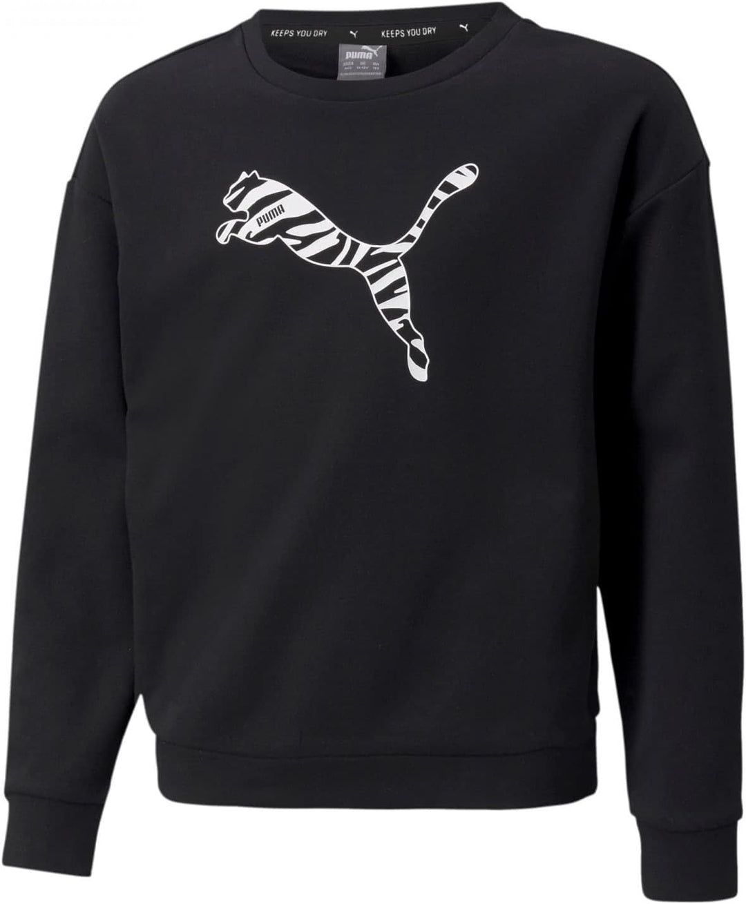 PUMA Mädchen Modern Sports Crew G Schweiss 104 Puma Black, 104 Puma Black