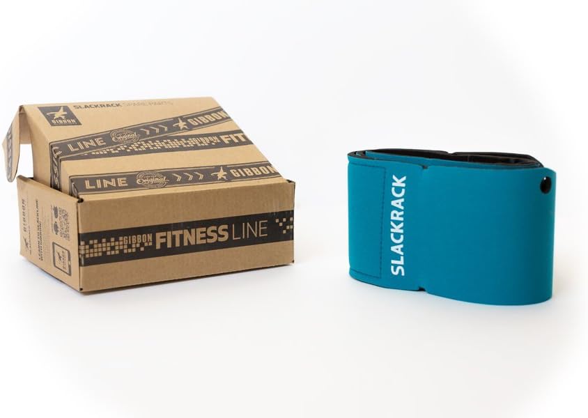 Gibbon Slacklines Neoprenschutzkappen für das Fitness Slackrack, Ersatzteile, blau, 2 Stück