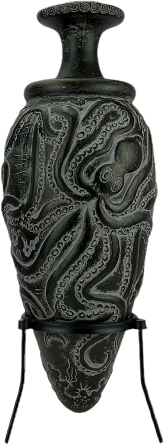 Rhyton Vase mit Oktopus und Delfinen, Minoan Crete, antikes Griechenland, terrakotta