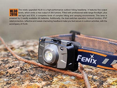 Fenix HL30 Cree Xp-g R5 Led, Black, One Size