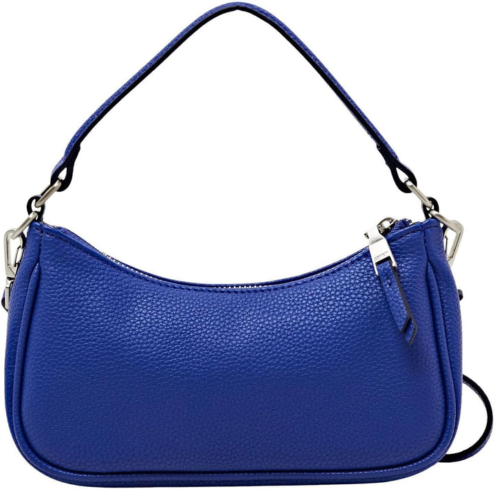 ESPRIT Mini-Schultertasche in Lederoptik 410/Bright Blue, 410/Bright Blue