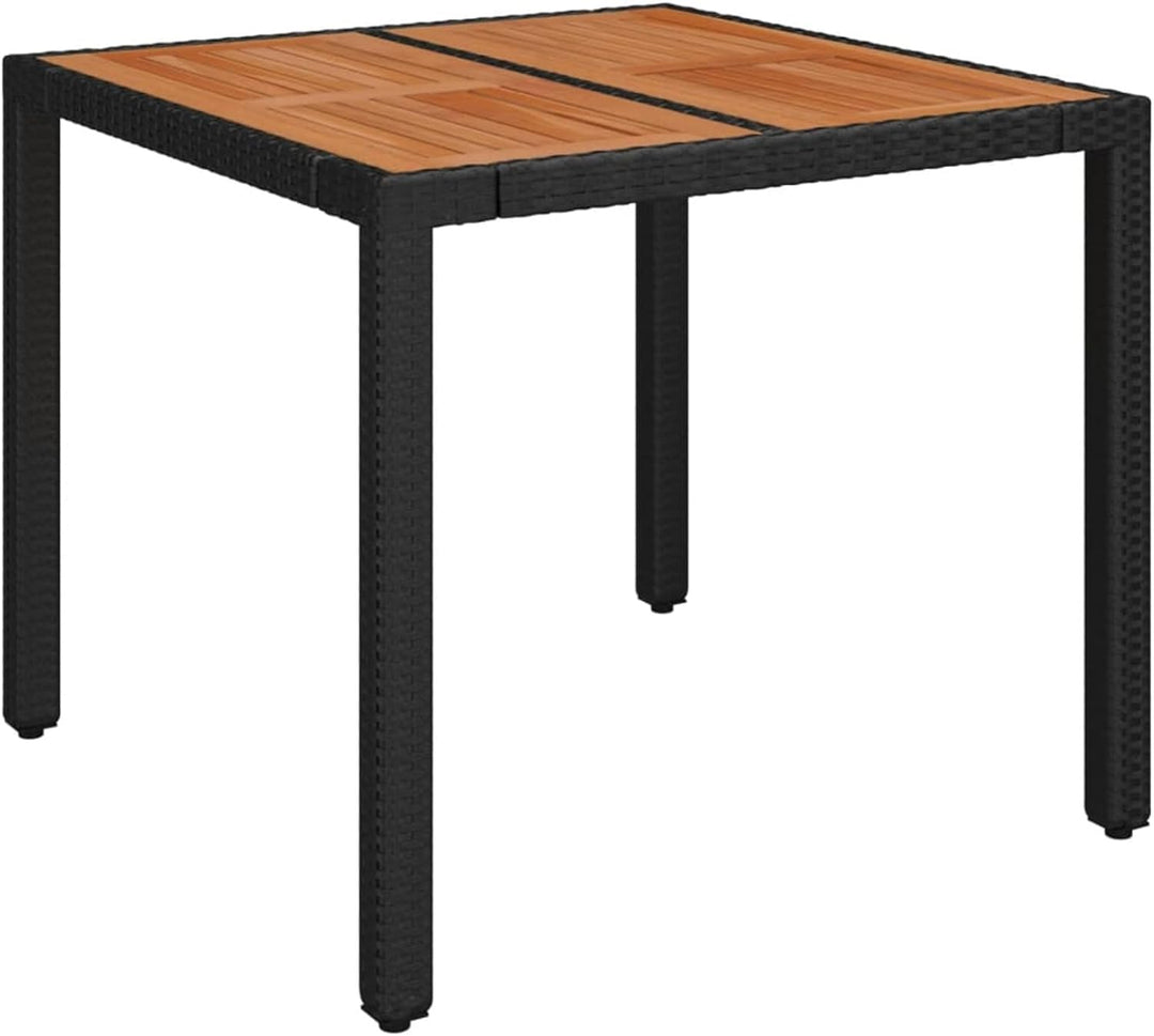 Tidyard 3-TLG. Bistro-Set mit 2 Sessel Poly Rattan | Balkonset mit Auflagen und Kissen | Garten Loun
