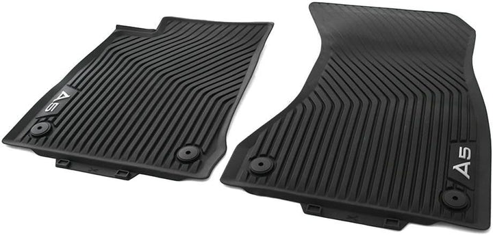 Audi Original A5 (B9) Sportback Gummi Fussmatten 2-TLG vorn Gummimatten Premium Allwettermatten schw